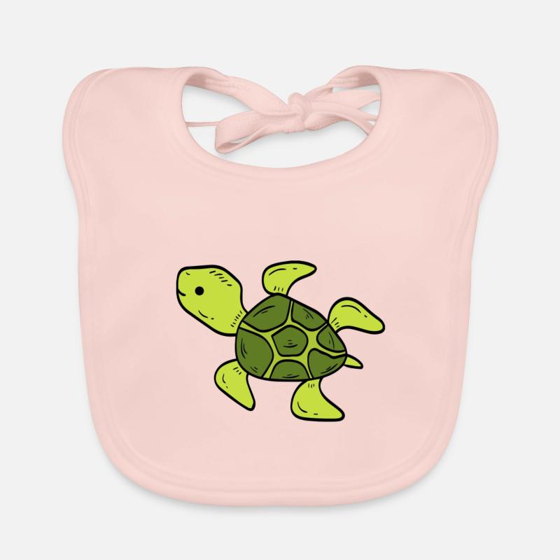 Schildkröte Baby Bio-Lätzchen