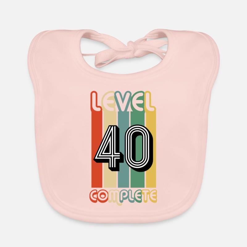 40e anniversaire cadeau de jeu Bavoir bio Bébé