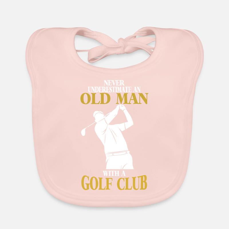 Golfer shirt Organic Baby Bibs
