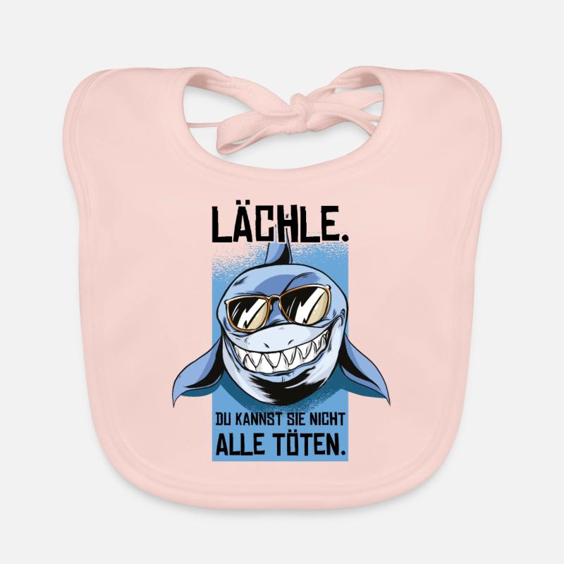 Lächle Du Kannst Sie Nicht Alle Töten Baby Bio-Lätzchen