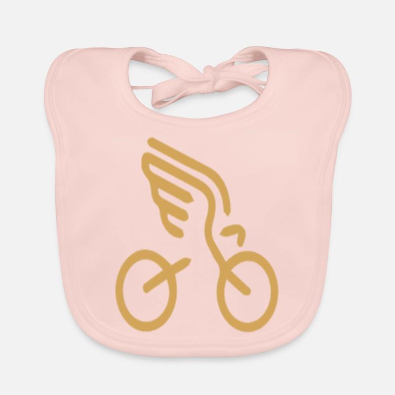 Cycliste de conception d'aile de vélo cool Bavoir bio Bébé