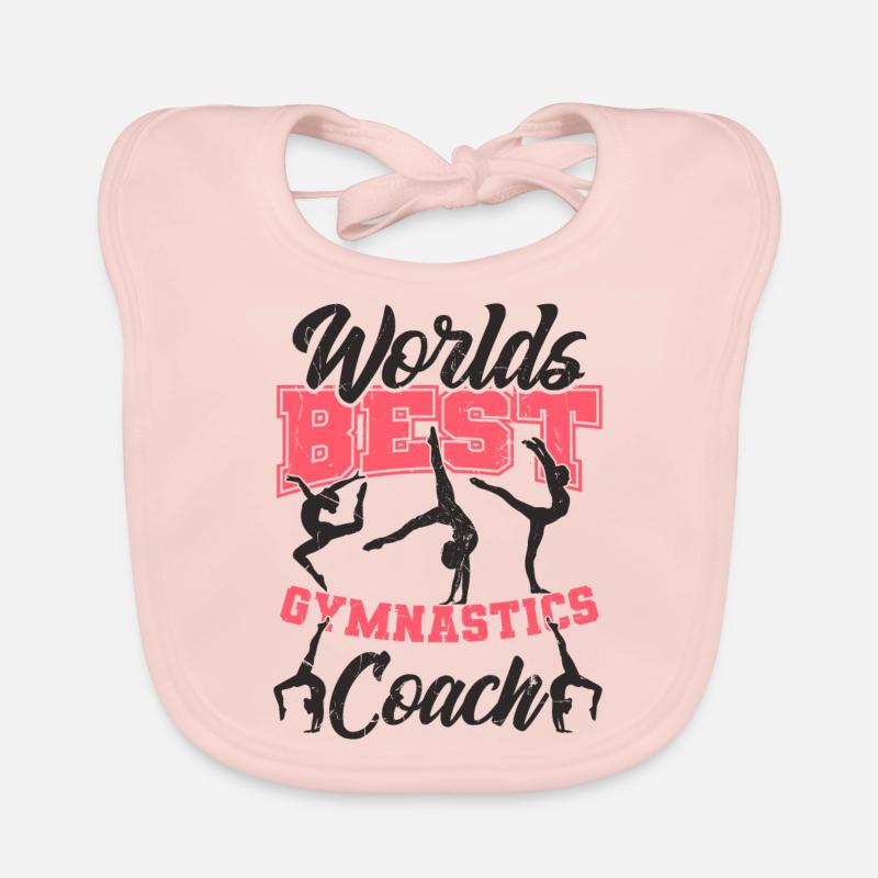Gymnastics coach Organic Baby Bibs