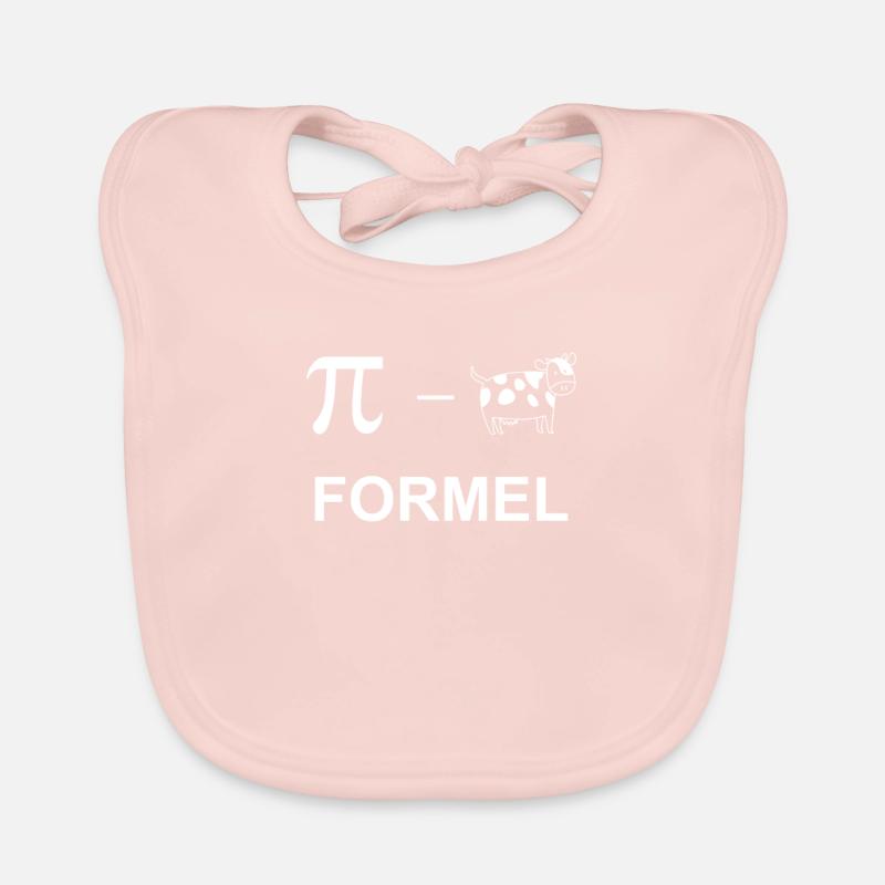Math PQ formula saying funny math Organic Baby Bibs