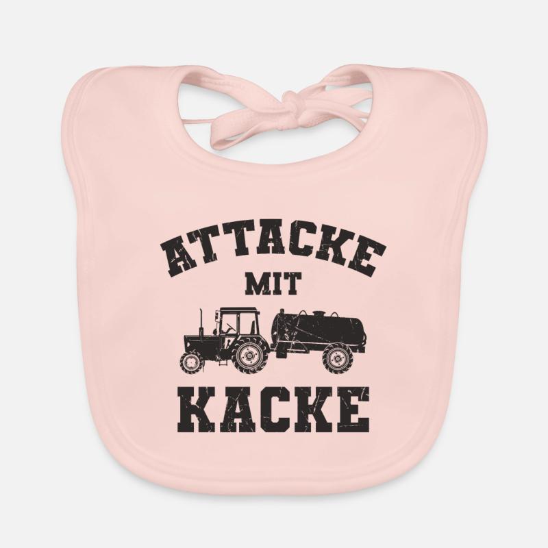 Traktor Spruch Baby Bio-Lätzchen