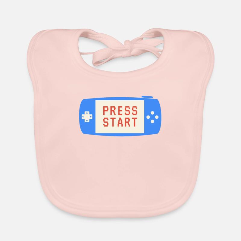 Press start Organic Baby Bibs