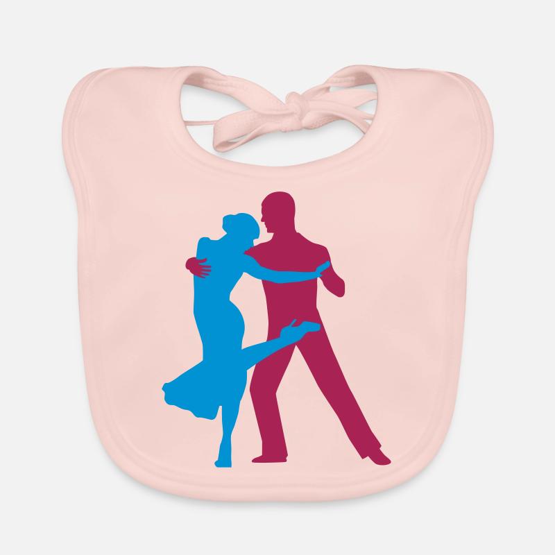 Tango Argentino Geschenk - Baby Bio-Lätzchen - Rose