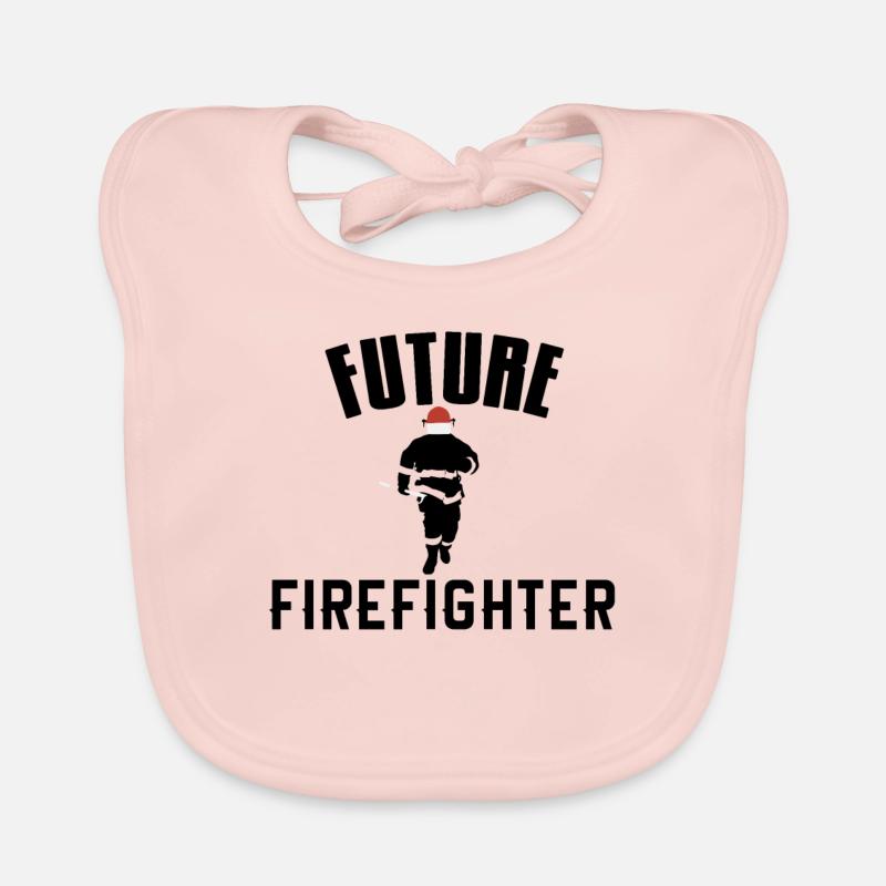 Futur pompier Bavoir bio Bébé