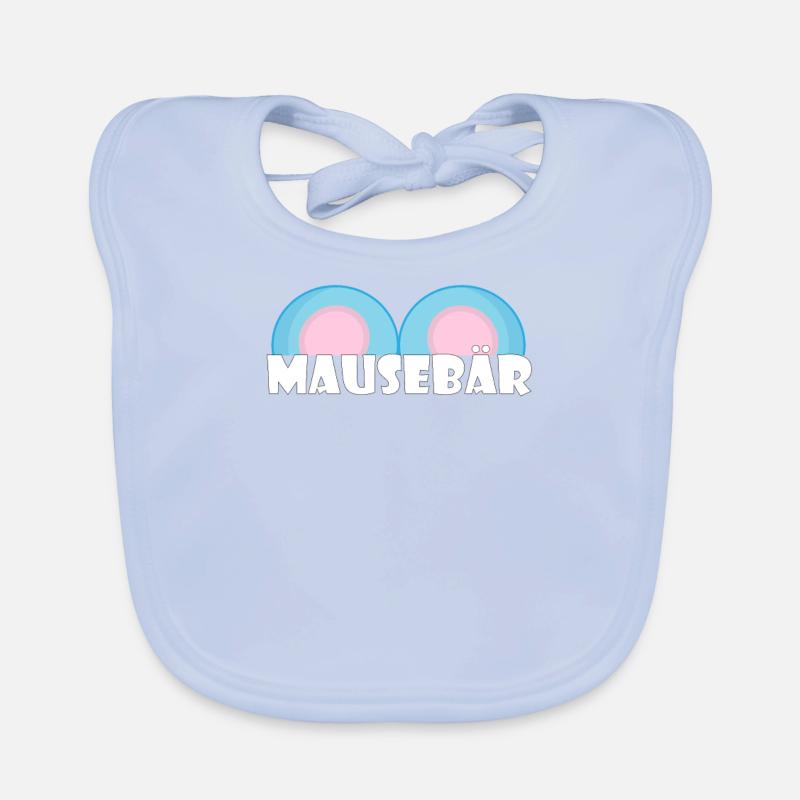 Kosename Mausebär Geschenkidee Baby Bio-Lätzchen