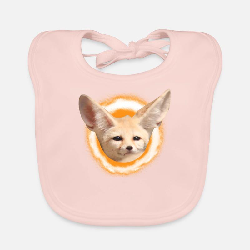 Fennek desert fox fox fox gift Organic Baby Bibs