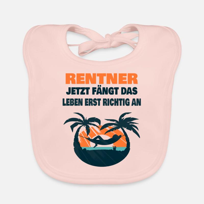 rentner lustiger spruch Baby Bio-Lätzchen