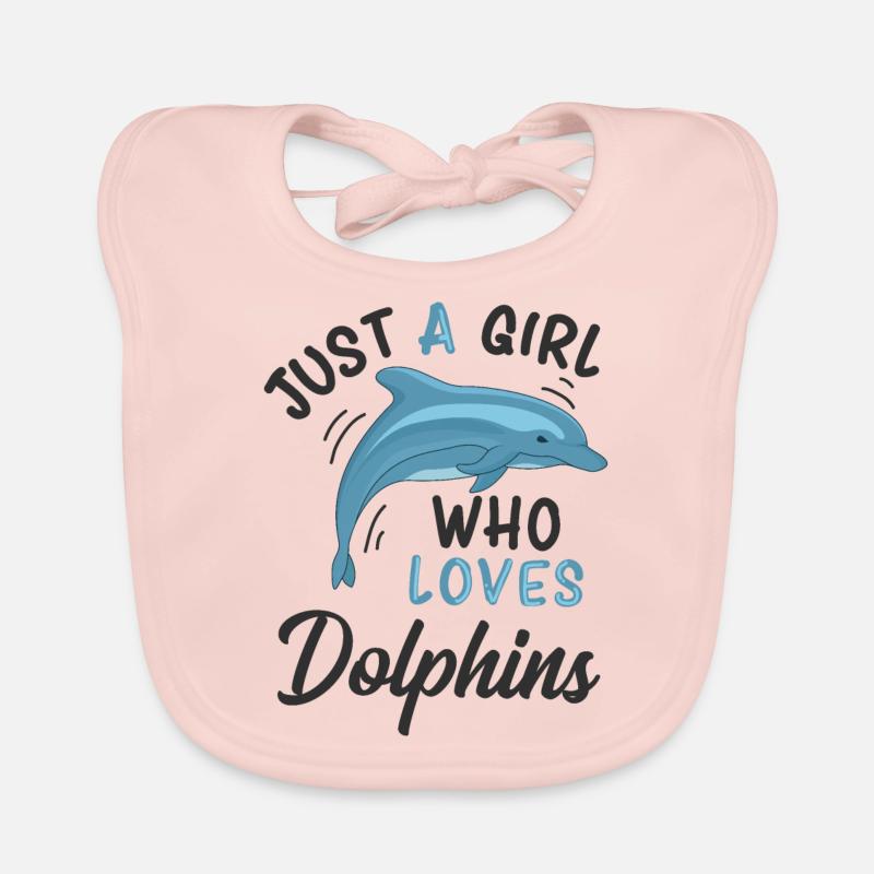 Dolphin Organic Baby Bibs