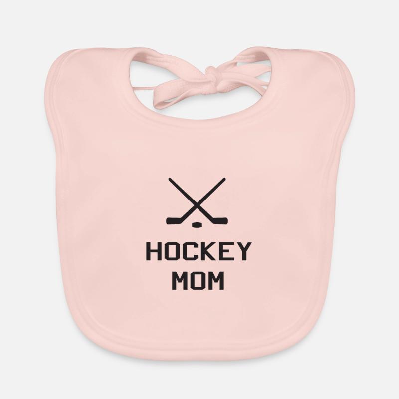 Hockey Mom Muttertag Geschenk Baby Bio-Lätzchen