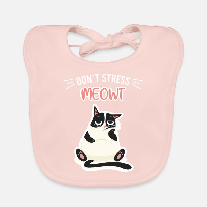 Ne stresse pas le chat Bavoir bio Bébé