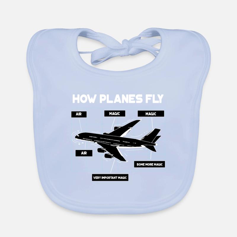 How Planes Fly Design for student pilots and Organic Baby Bibs