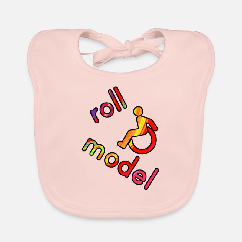 Modèle de rouleau! Invalidité Bavoir bio Bébé