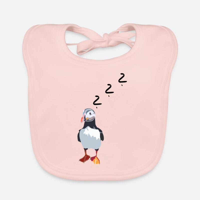 Penguin Question Mark Baby Bio-Lätzchen