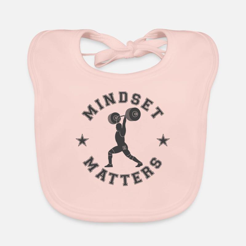 MINDSET COMPTE LA PUISSANCE SPORT SPLIT & JERK Bavoir bio Bébé