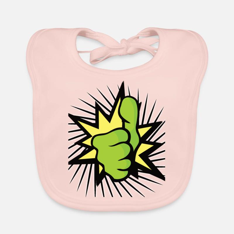 Thumbs up nicely Organic Baby Bibs