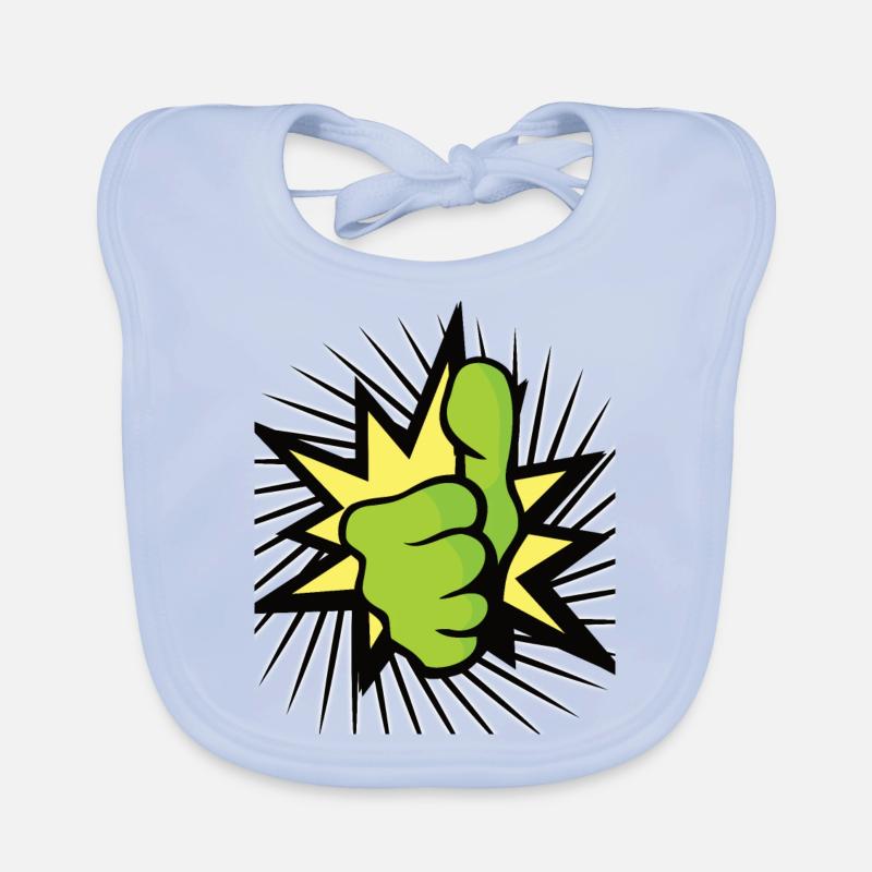 Thumbs up nicely Organic Baby Bibs