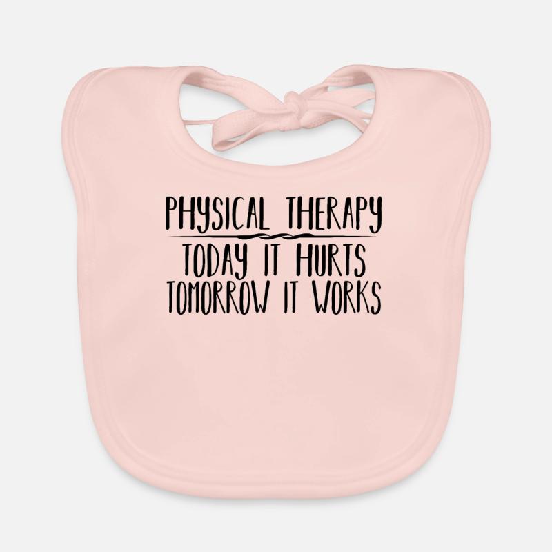 Physiotherapy Practice Gift Physiotherapist Organic Baby Bibs