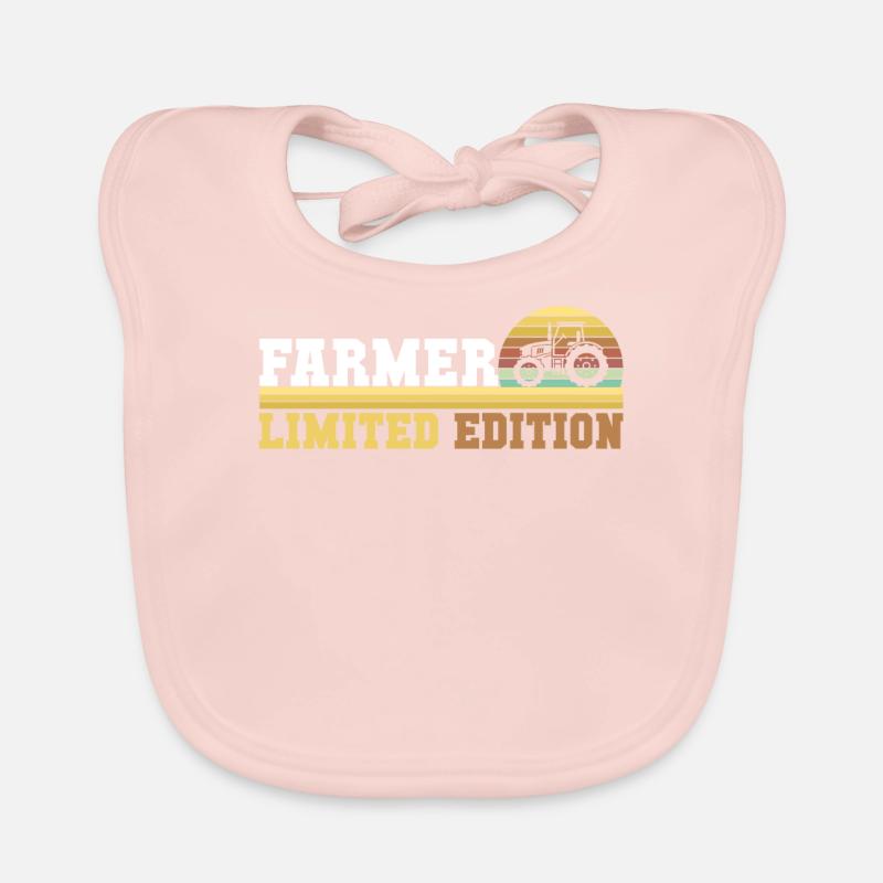 Traktor Traktorfahrer Baby Bio-Lätzchen