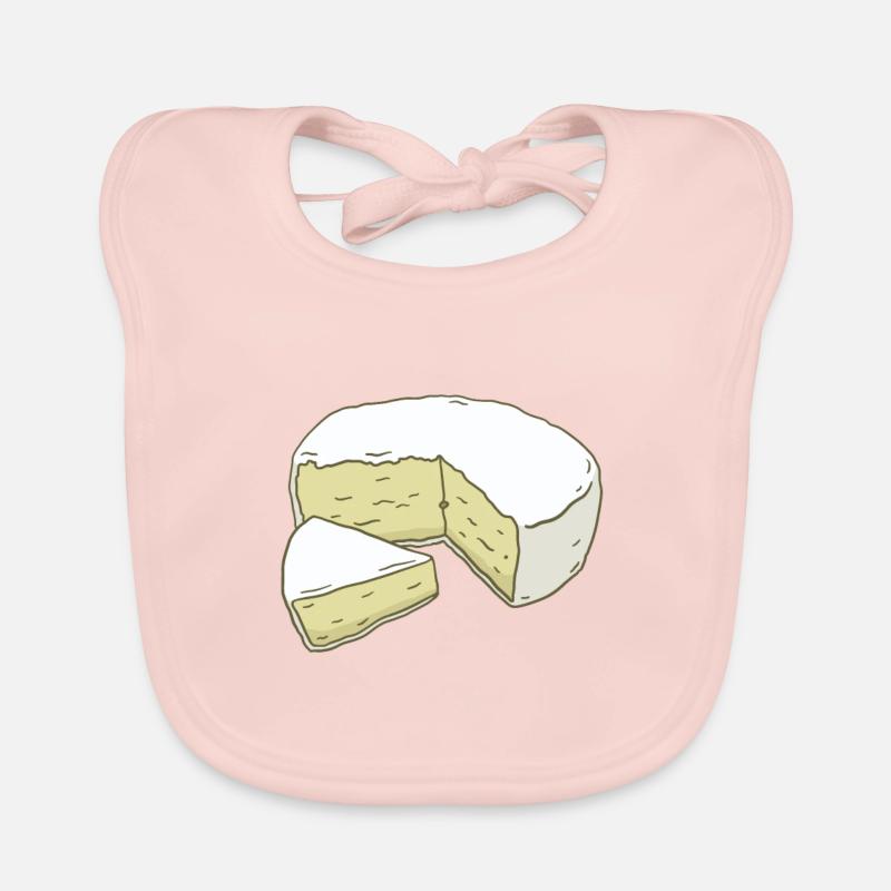 Brie cheese Organic Baby Bibs