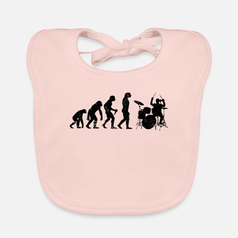 Evolution batterie Bavoir bio Bébé