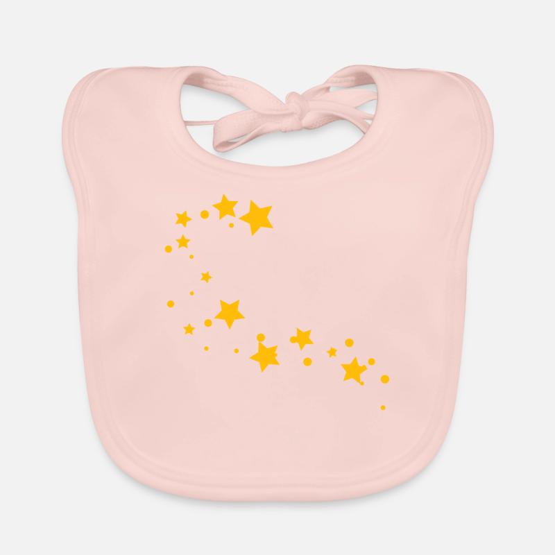 shooting star Organic Baby Bibs