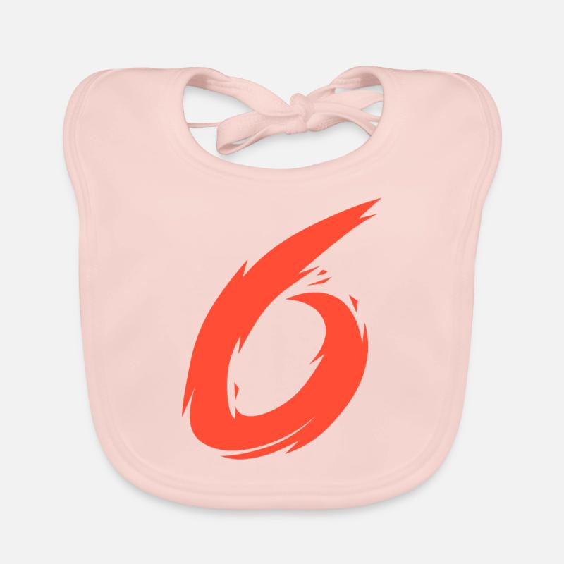 6 Organic Baby Bibs