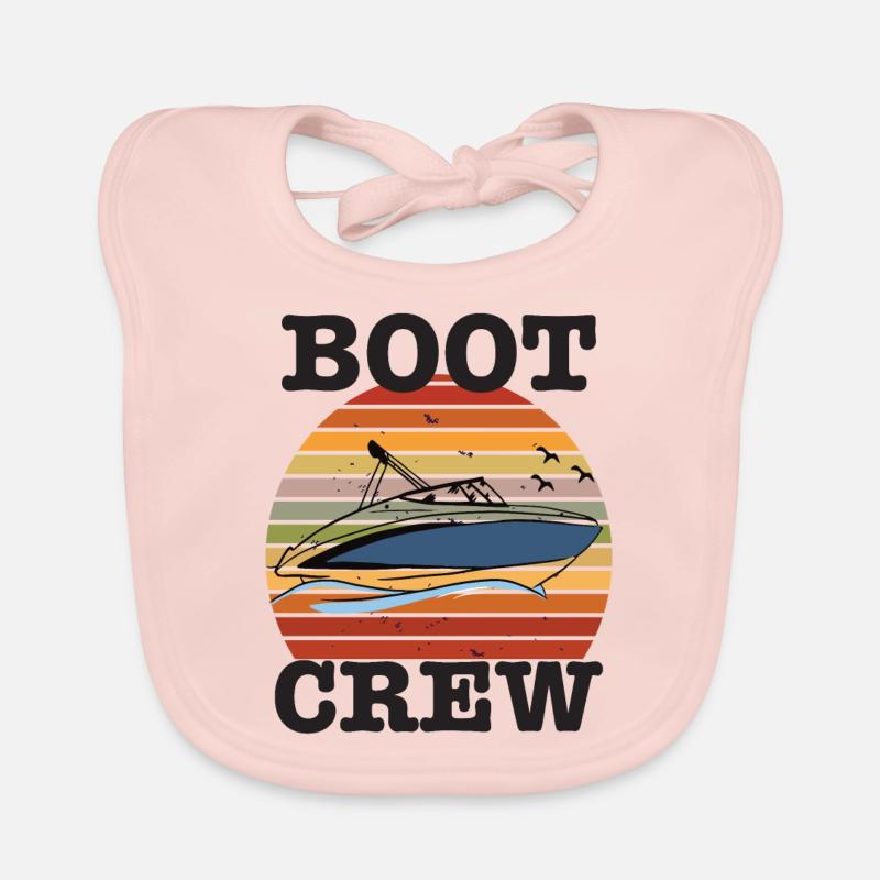Boot Crew Motorboot Baby Bio-Lätzchen