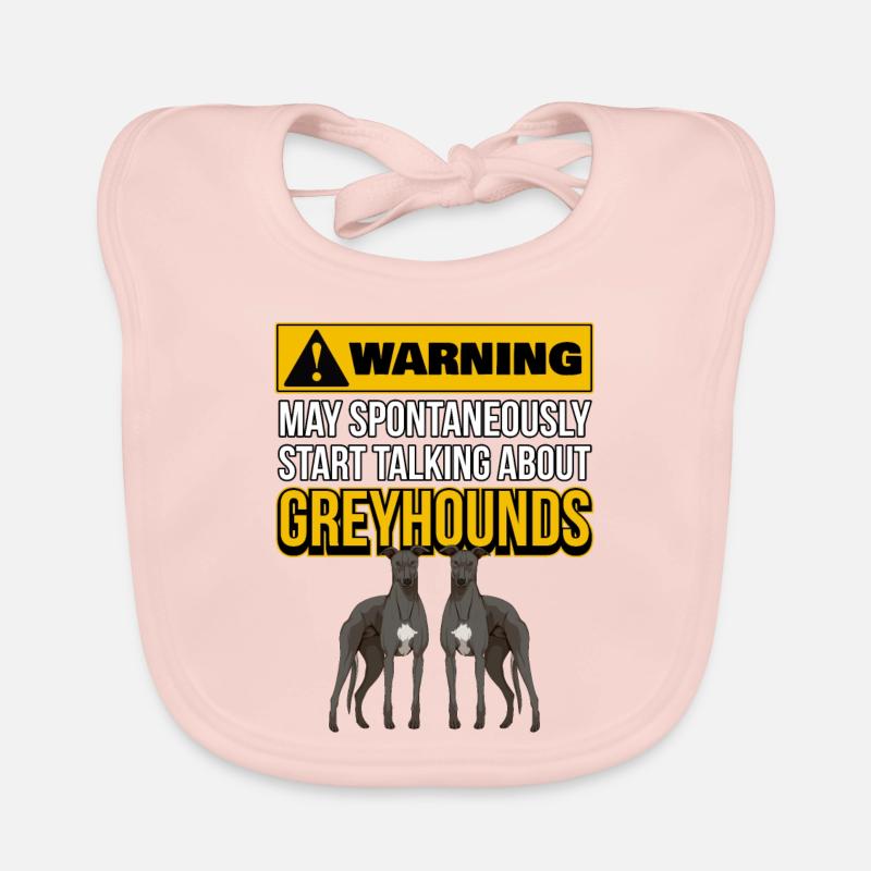 Windhund May Start Talking About Greyhounds Baby Bio-Lätzchen