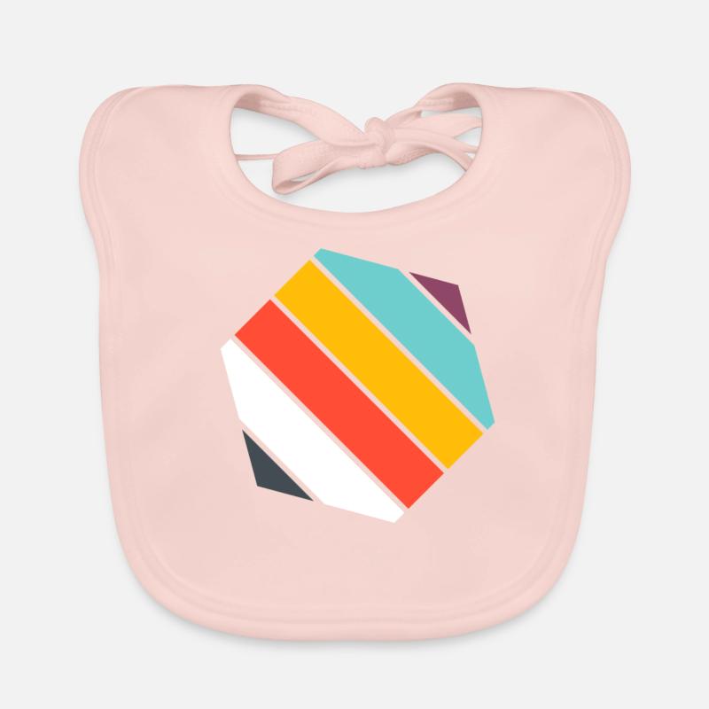 Hexagone Bavoir bio Bébé