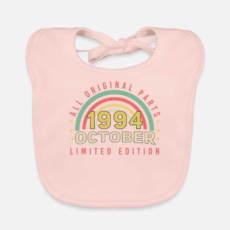 Millésime 1994 Octobre Idée cadeau Bavoir bio Bébé