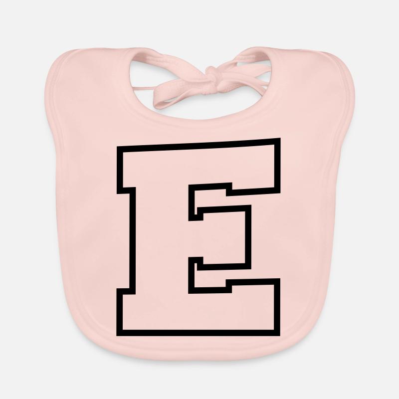 buchstabe E Baby Bio-Lätzchen