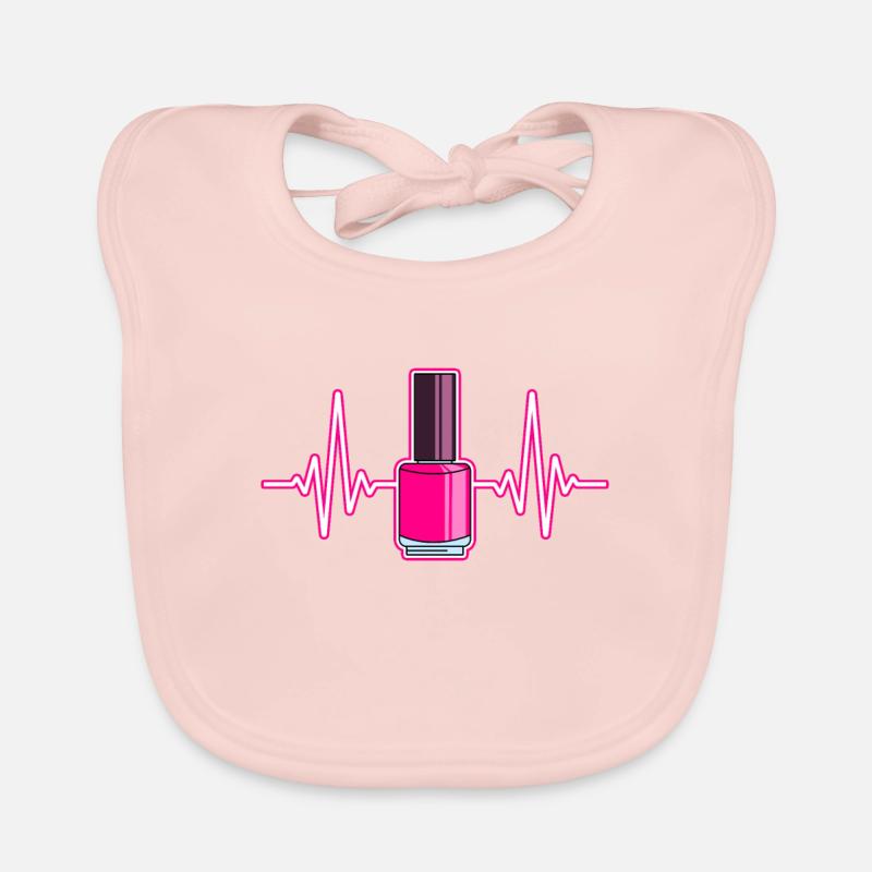 Nail Technician Nail Polish Organic Baby Bibs