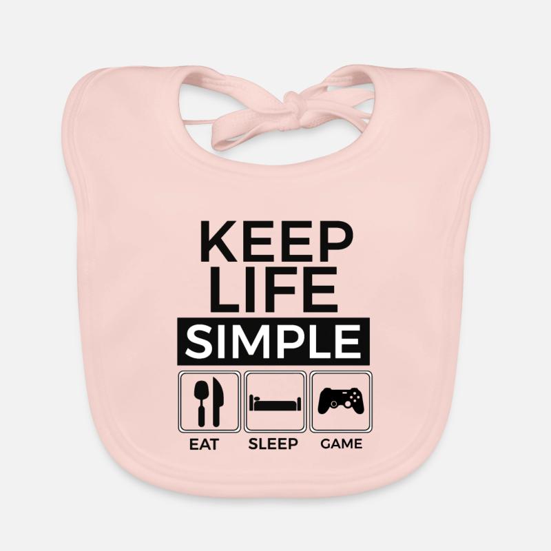 Player, Console Organic Baby Bibs