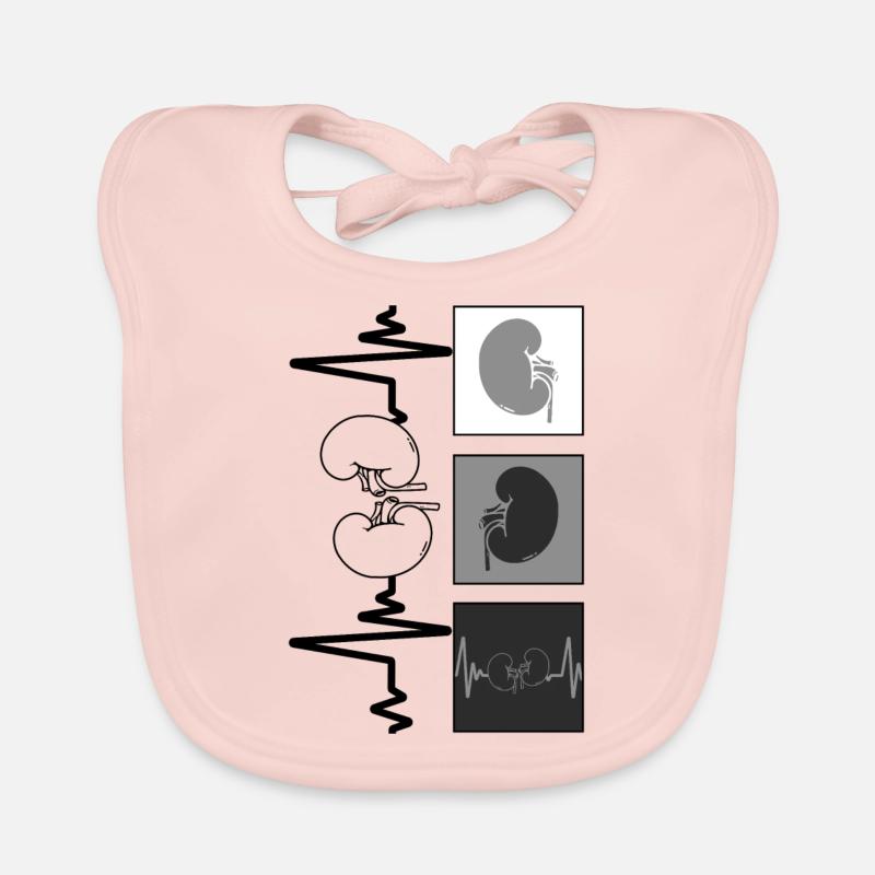 DialyseKrankenschwester Shirt, Techniker Krankenschwester Niere Baby Bio-Lätzchen