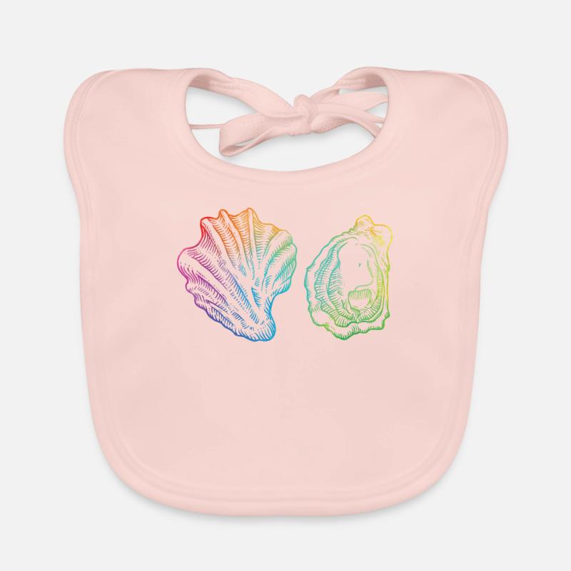 Huître Bavoir bio Bébé