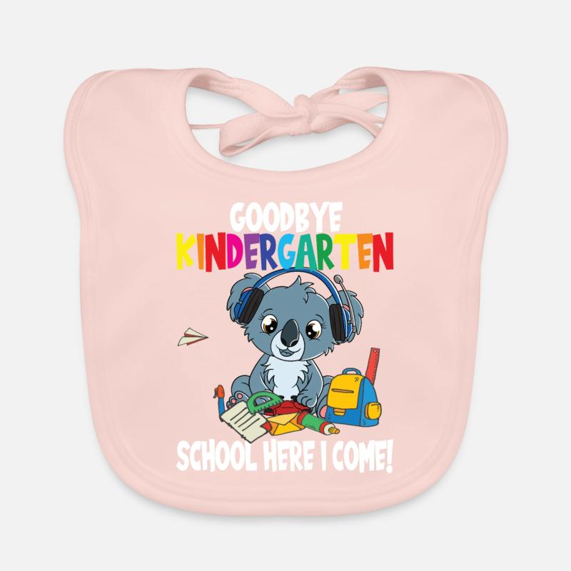 Kindergarten Schulanfang Einschulung Baby Bio-Lätzchen