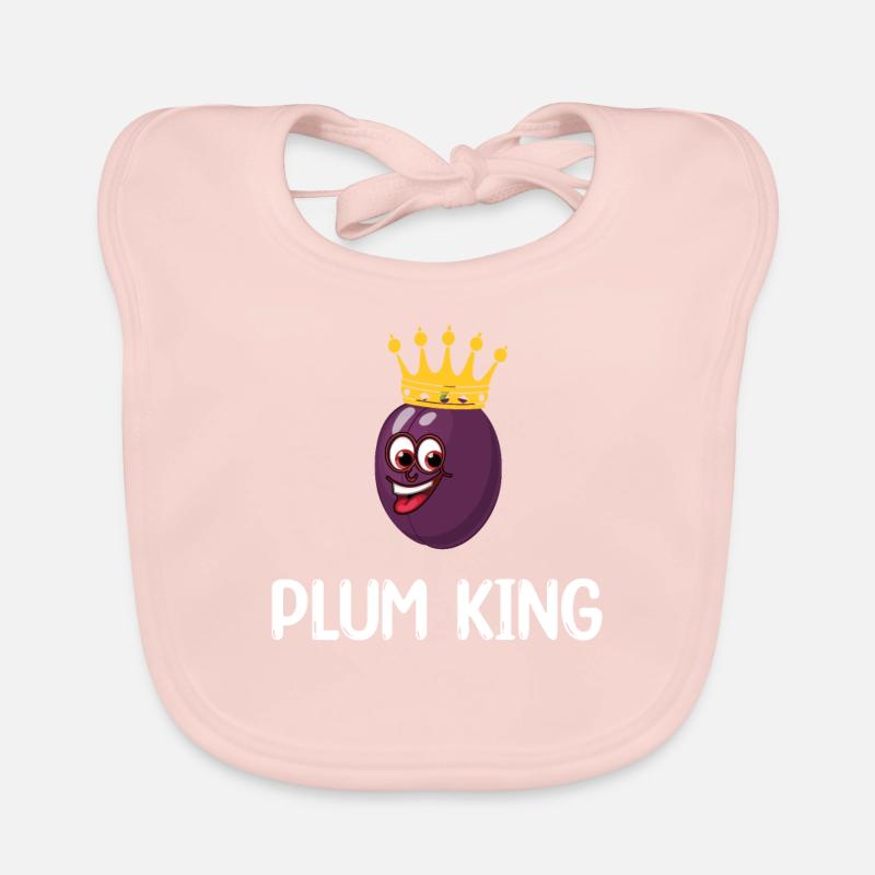 Pflaumen König Baby Bio-Lätzchen