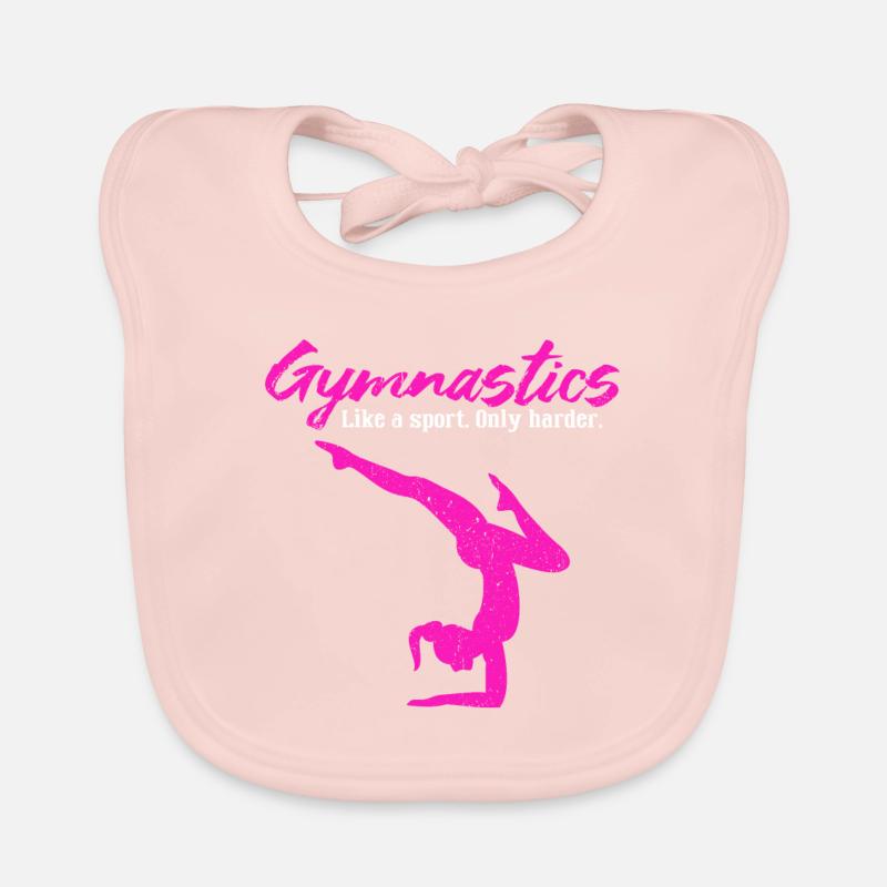 La gymnastique comme un sport seulement plus difficile Bavoir bio Bébé