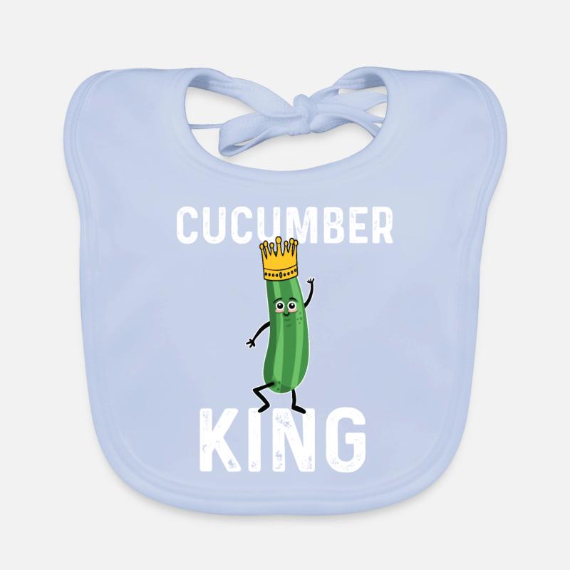 Roi du concombre Bavoir bio Bébé