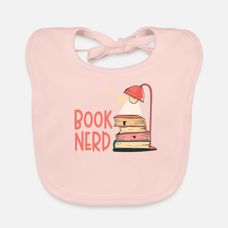 Buch-nerd-bücherwurm-lesebuch-leser Baby Bio-Lätzchen