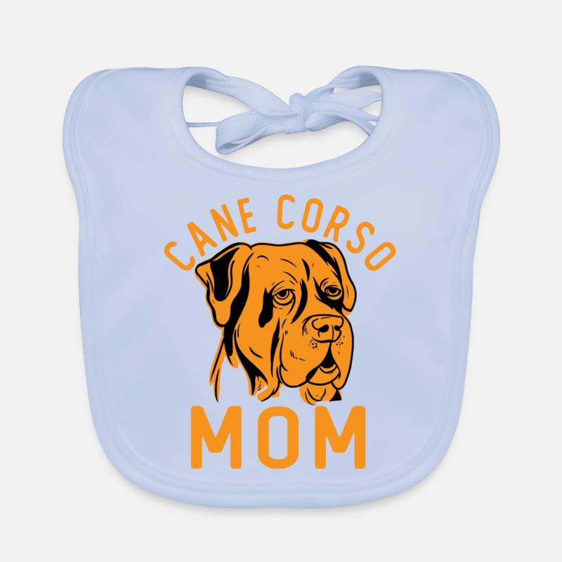 Cane Corso Mom Organic Baby Bibs