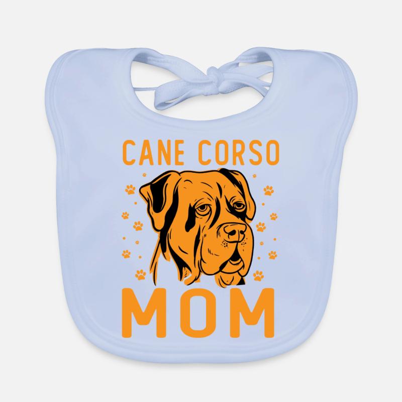 Cane Corso Mom Organic Baby Bibs
