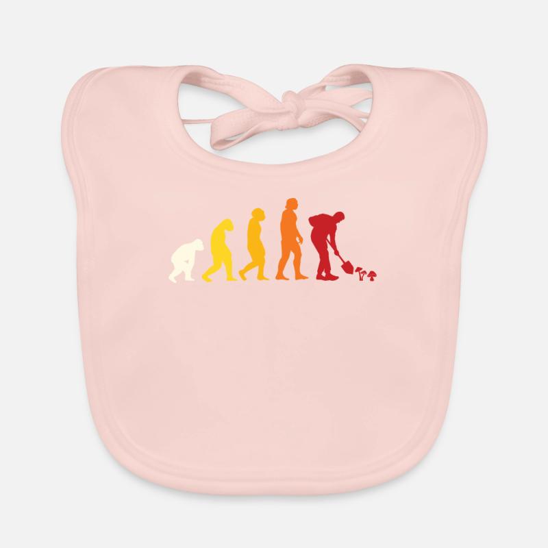 Pilzsammler Evolution Baby Bio-Lätzchen
