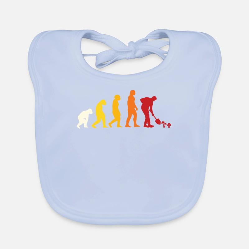 Pilzsammler Evolution Baby Bio-Lätzchen