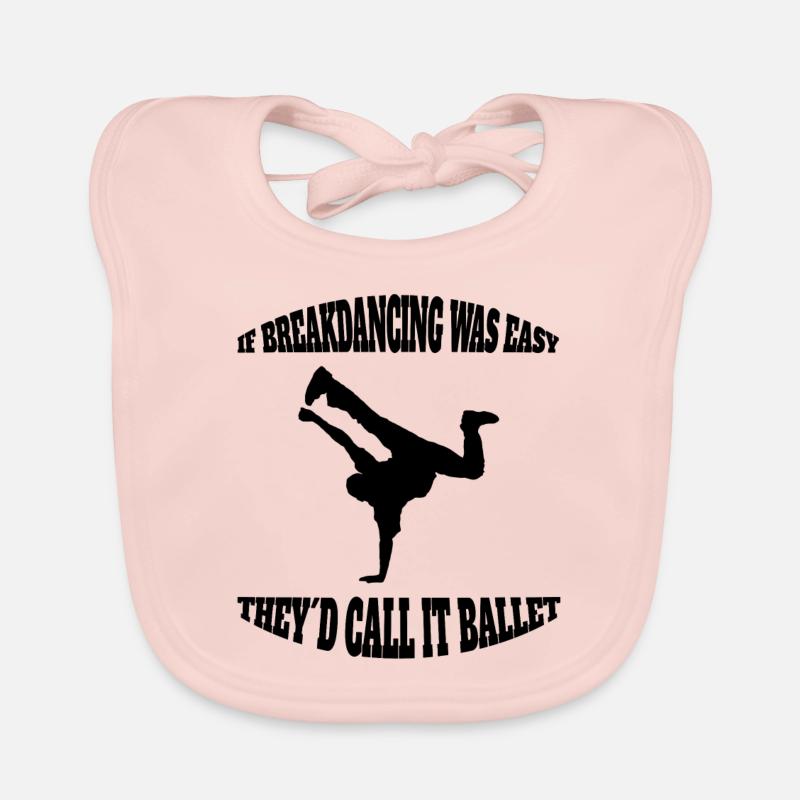 Breakdance Dance Sport Dancer Gift Dancing Organic Baby Bibs