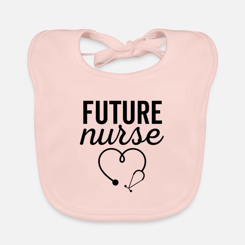 Future infirmière Bavoir bio Bébé