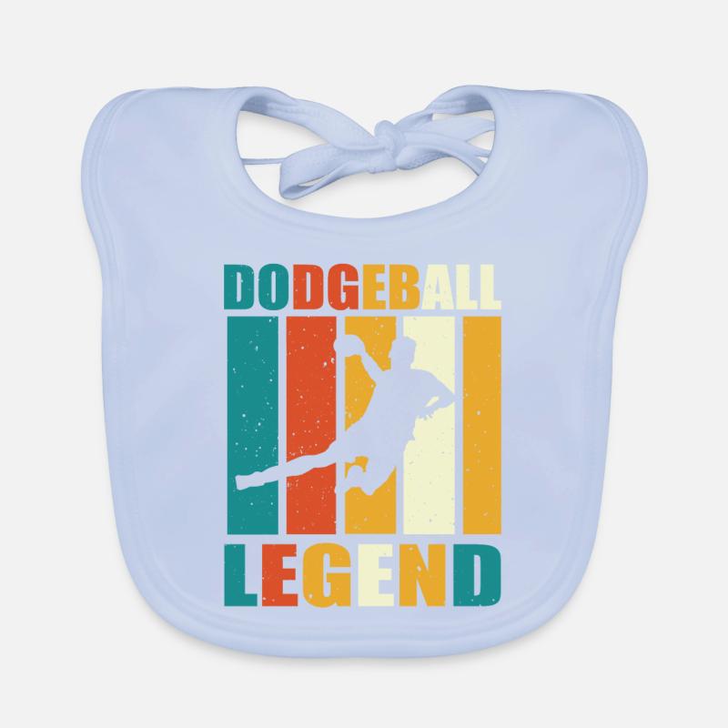 Dodgeball Legende Baby Bio-Lätzchen